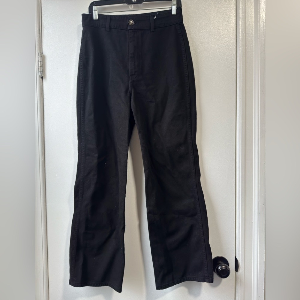 Reformation Jeans High Rise Relaxed Jeans Women’s Straight Black Pants Sz 26